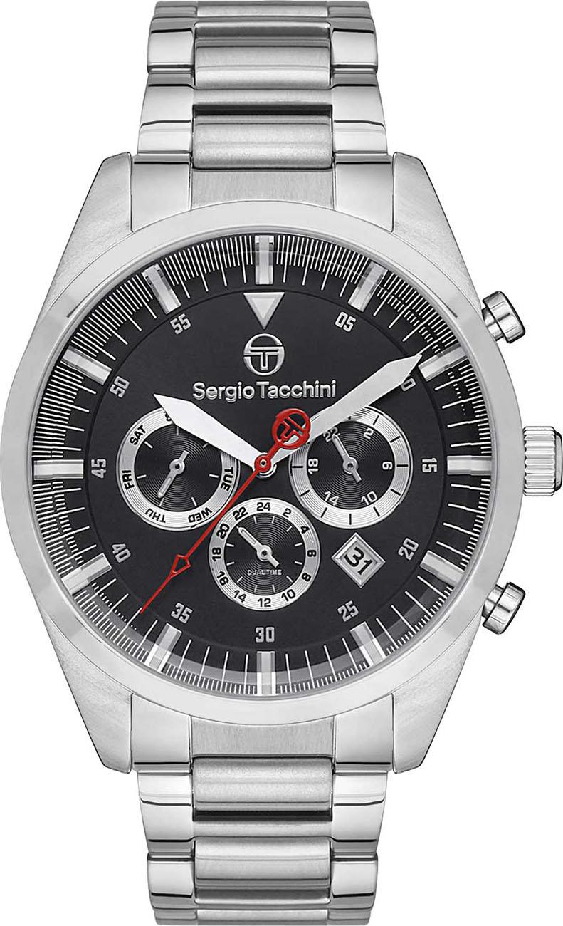 Sergio Tacchini ST.1.10213.1 Takvimli 44 mm Çelik Kordon Analog Erkek Kol Saati
