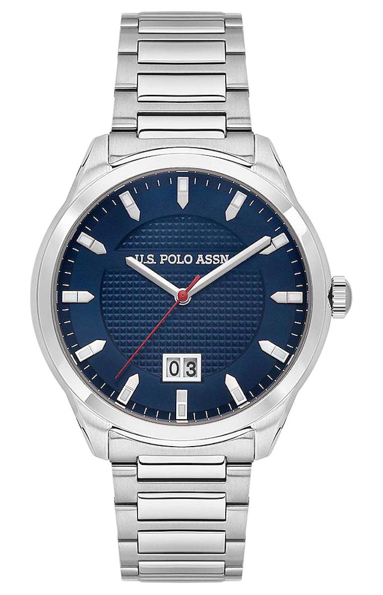 U.S. Polo Assn USPA1087-05 Takvimli 42 mm Çelik Kordon Analog Erkek Kol Saati