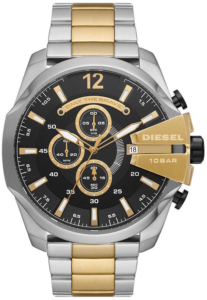 Diesel DZ4581 Takvimli 42 mm Çok Renkli Çelik Kordon Analog Erkek Kol Saati