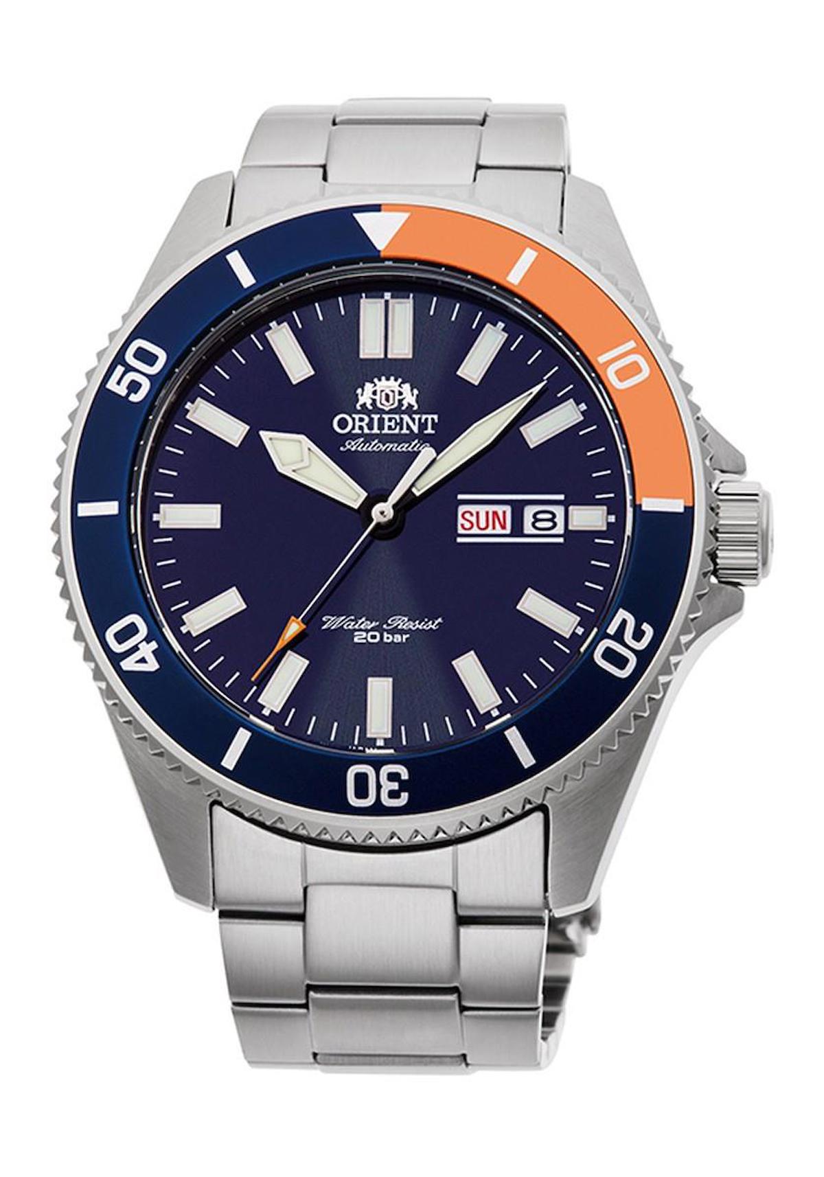 Orient RA-AA0913L19B Takvimli 42 mm Çelik Kordon Analog Kol Saati