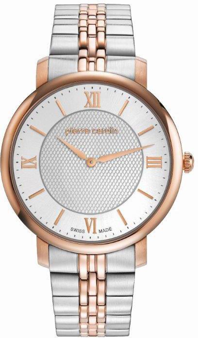 Pierre Cardin PC107431S08 42 mm Gri-Rose Gold Çelik Kordon Analog Kol Saati