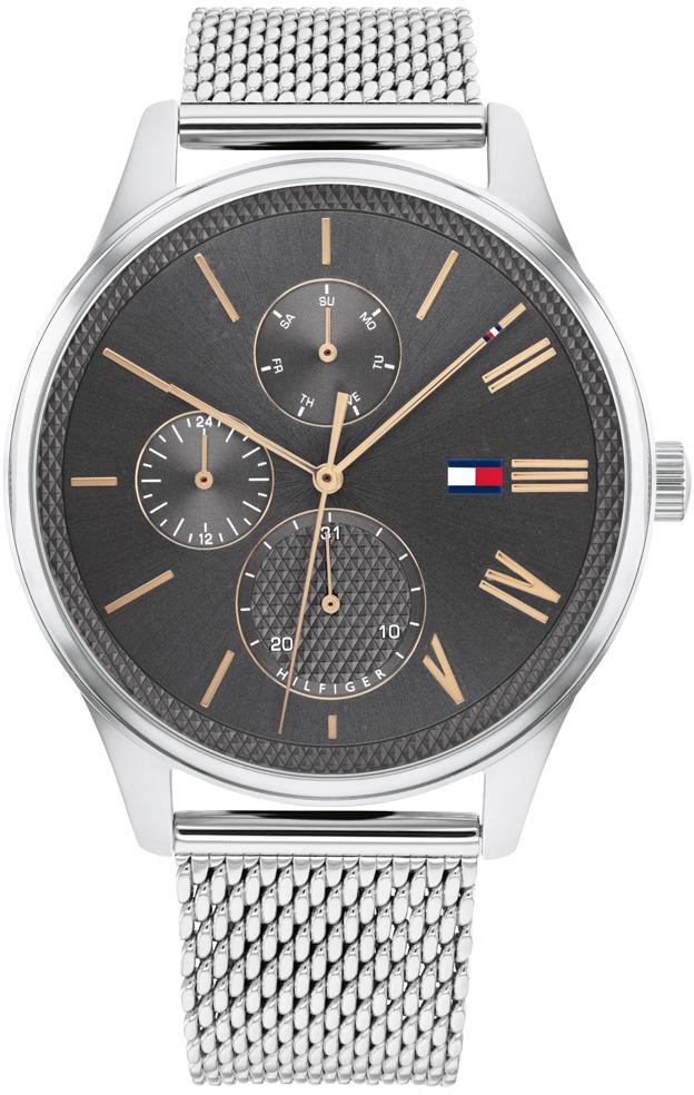 Tommy Hilfiger TH1791846 Takvimli 44 mm Çelik Kordon Analog Erkek Kol Saati