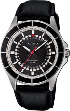 Casio MTF-118L-1A Takvimli 41.5 mm Gri Deri Kordon Analog Kol Saati