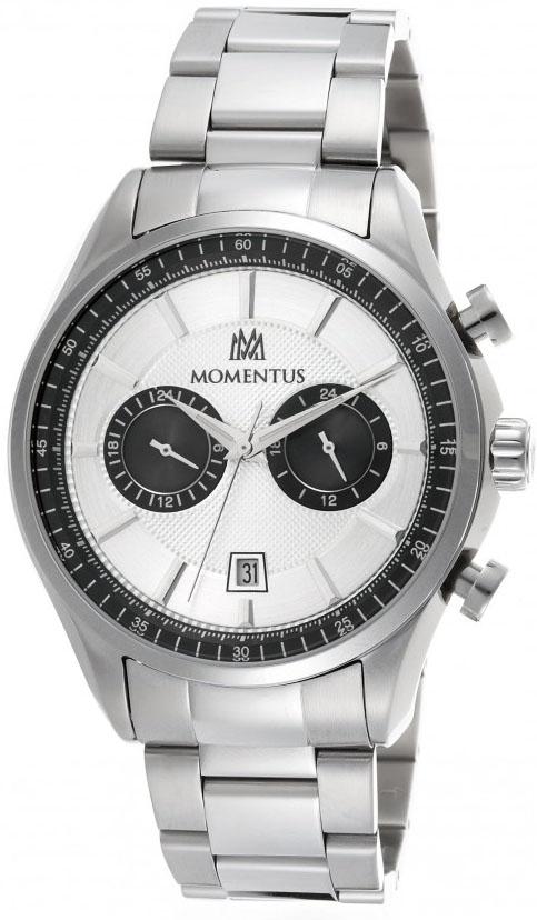 Momentus CC102S-02SS Takvimli 44 mm Çelik Kordon Analog Kol Saati