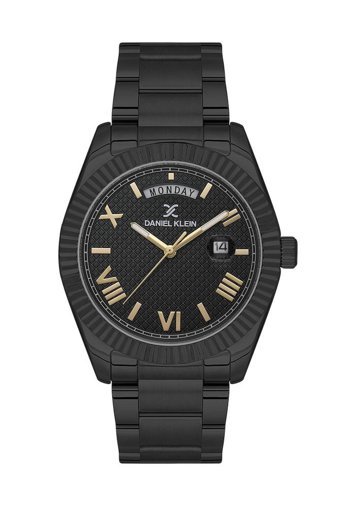 Daniel Klein DK.1.13733-5 Takvimli Siyah Çelik Kordon Analog Erkek Kol Saati