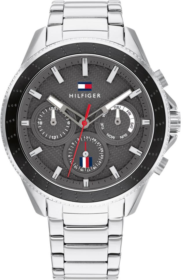 Tommy Hilfiger TH1791857 Takvimli 44 mm Çelik Kordon Analog Erkek Kol Saati