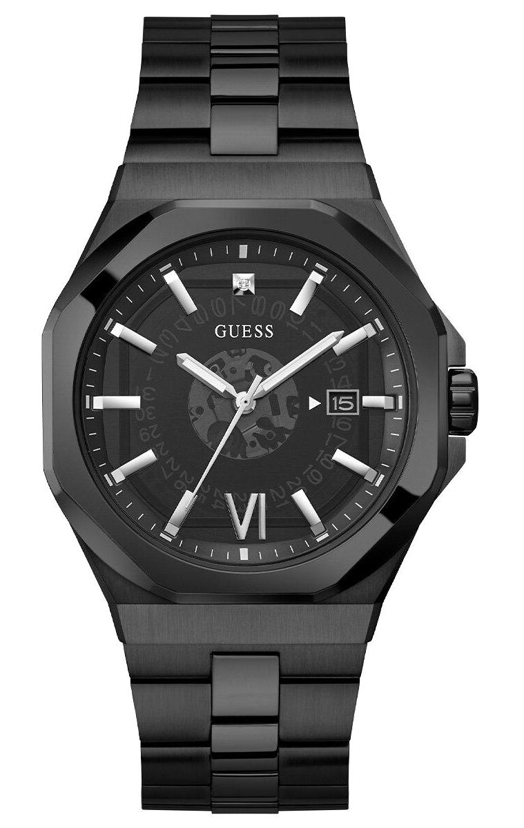Guess GUGW0573G3 Siyah Çelik Kordon Analog Erkek Kol Saati