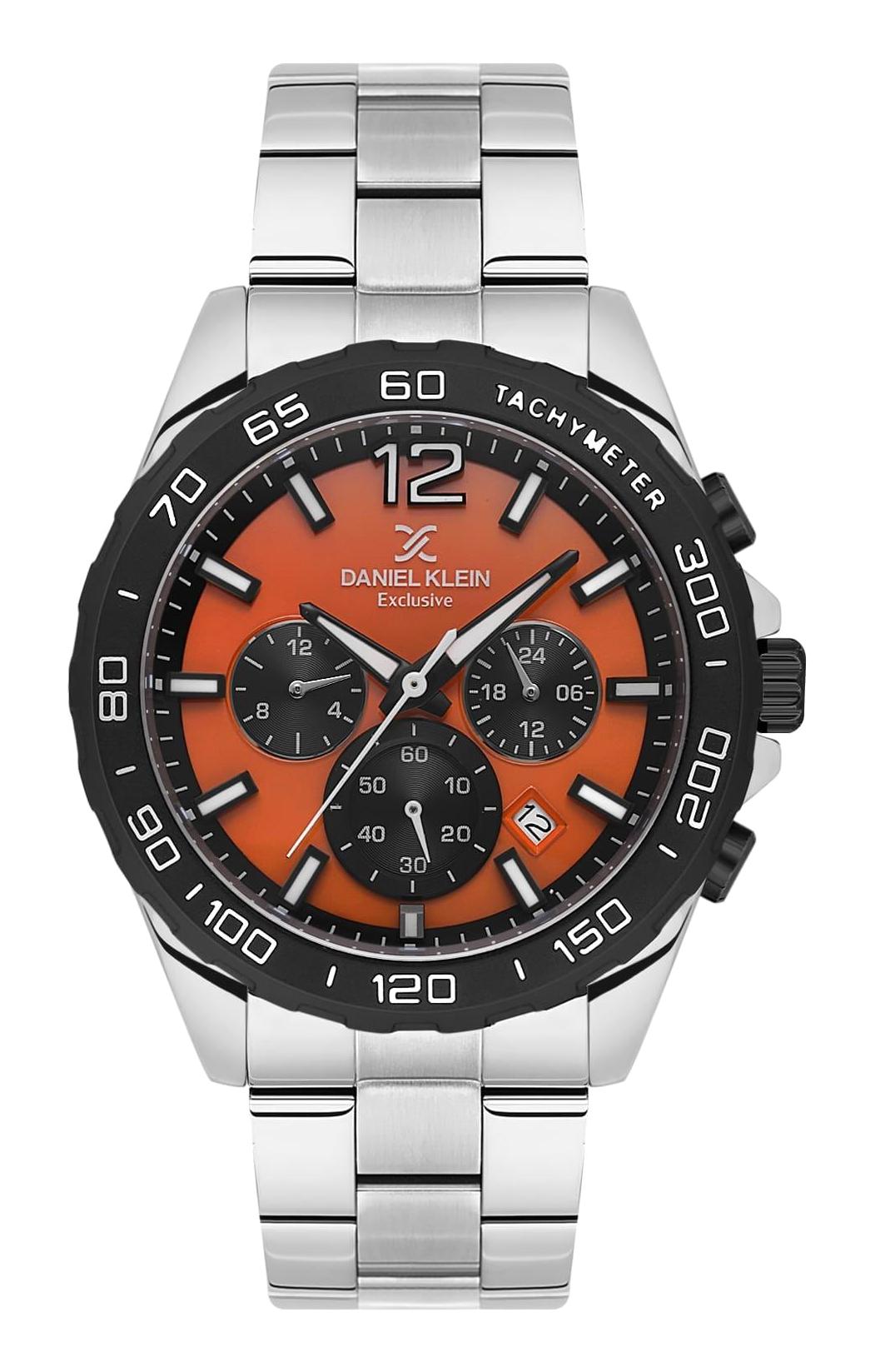 Daniel Klein DK.1.13743-2 Takvimli Çelik Kordon Analog Erkek Kol Saati
