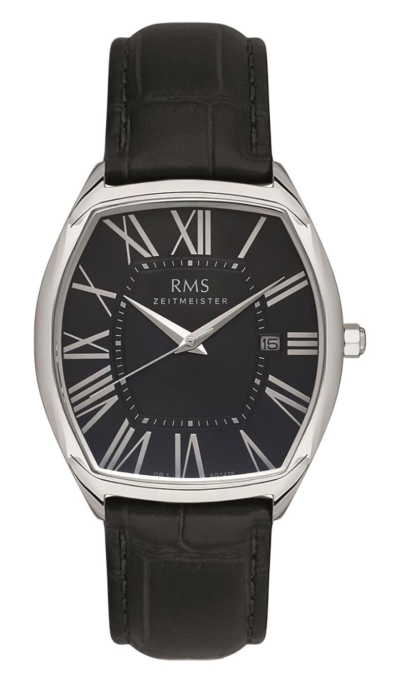 Grand Romanson GR.1.AG1429.05 Takvimli 42 mm Siyah Deri Kordon Analog Erkek Kol Saati