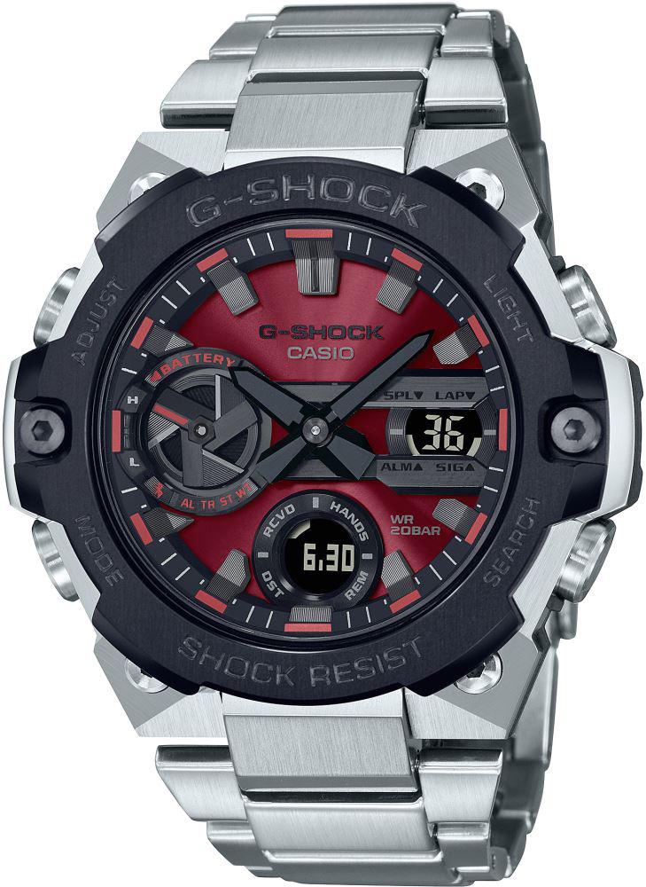 Casio GST-B400AD-1A4 Takvimli Çelik Kordon Analog Kol Saati