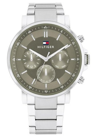 Tommy Hilfiger TH1710587 Takvimli 42 mm Çelik Kordon Analog Erkek Kol Saati