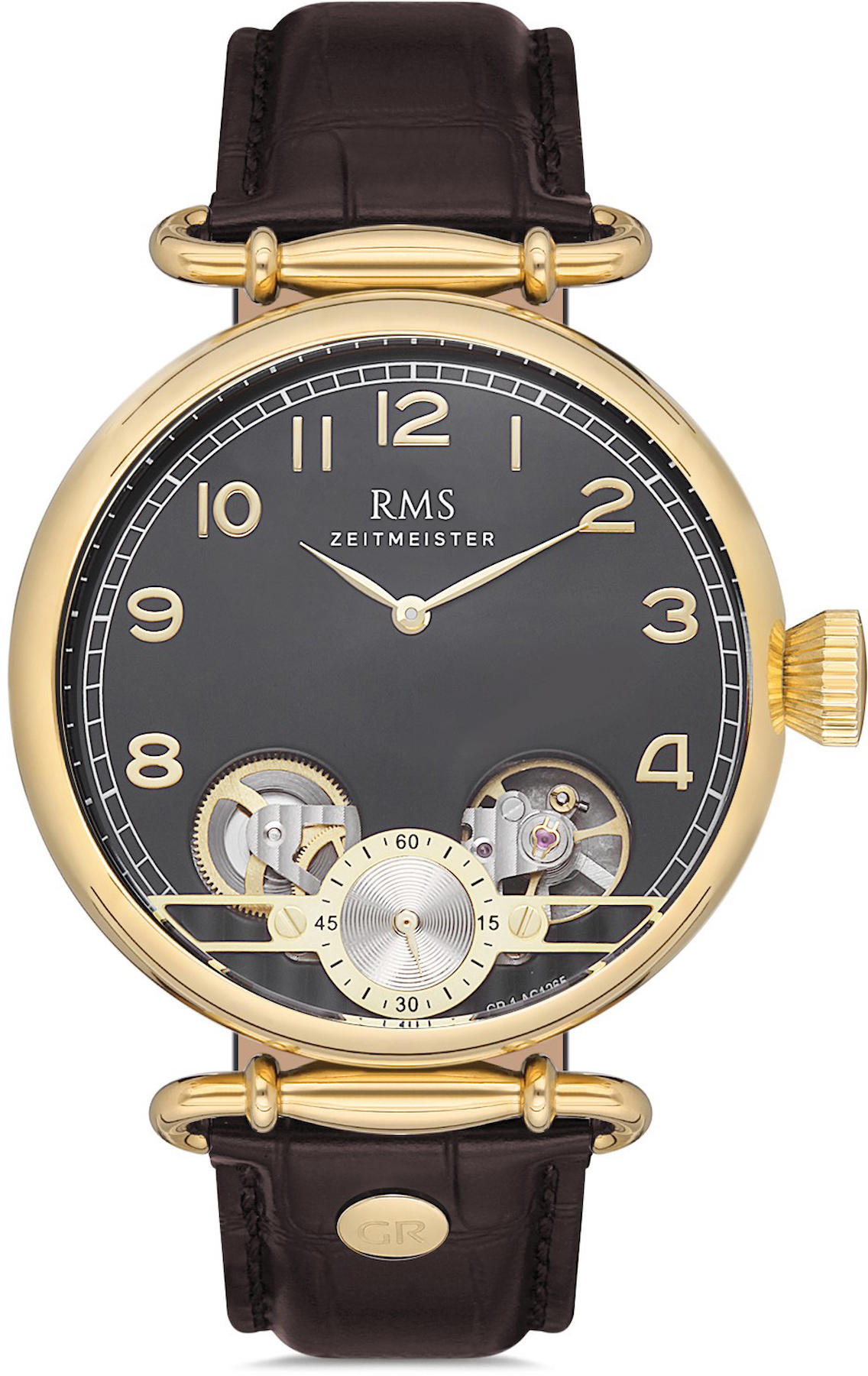 Romanson RMS.1.AG1267.12 45 mm Kahverengi Deri Kordon Analog Kol Saati