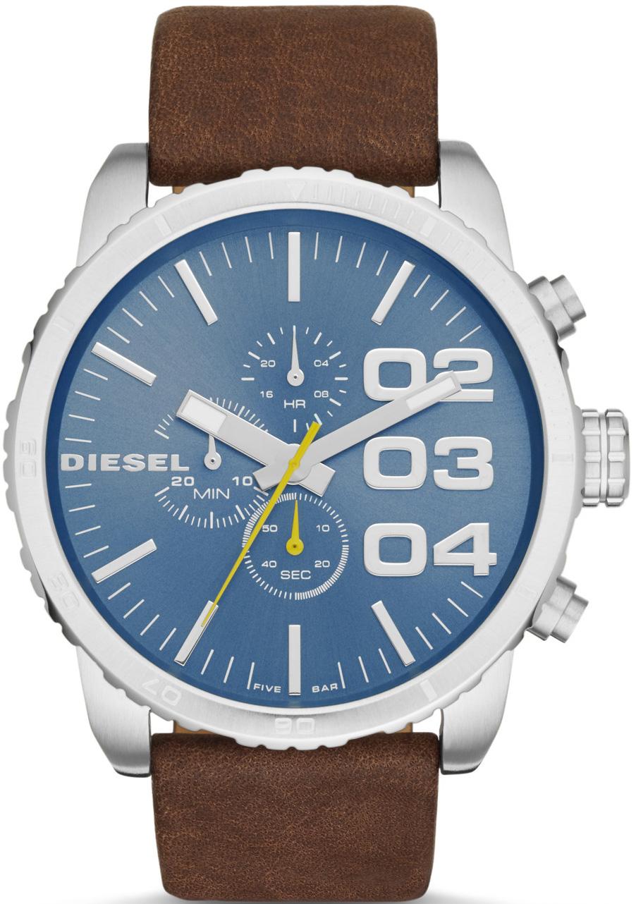 Diesel DZ4330 Takvimli 42 mm Kahverengi Deri Kordon Analog Kol Saati