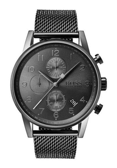 Hugo Boss HB1513674 Siyah Metal Kordon Analog Erkek Kol Saati