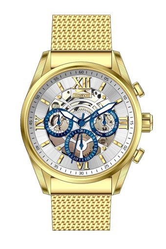Slazenger SL.09.2115.2.02 Takvimli 45 mm Altın Çelik Kordon Analog Erkek Kol Saati