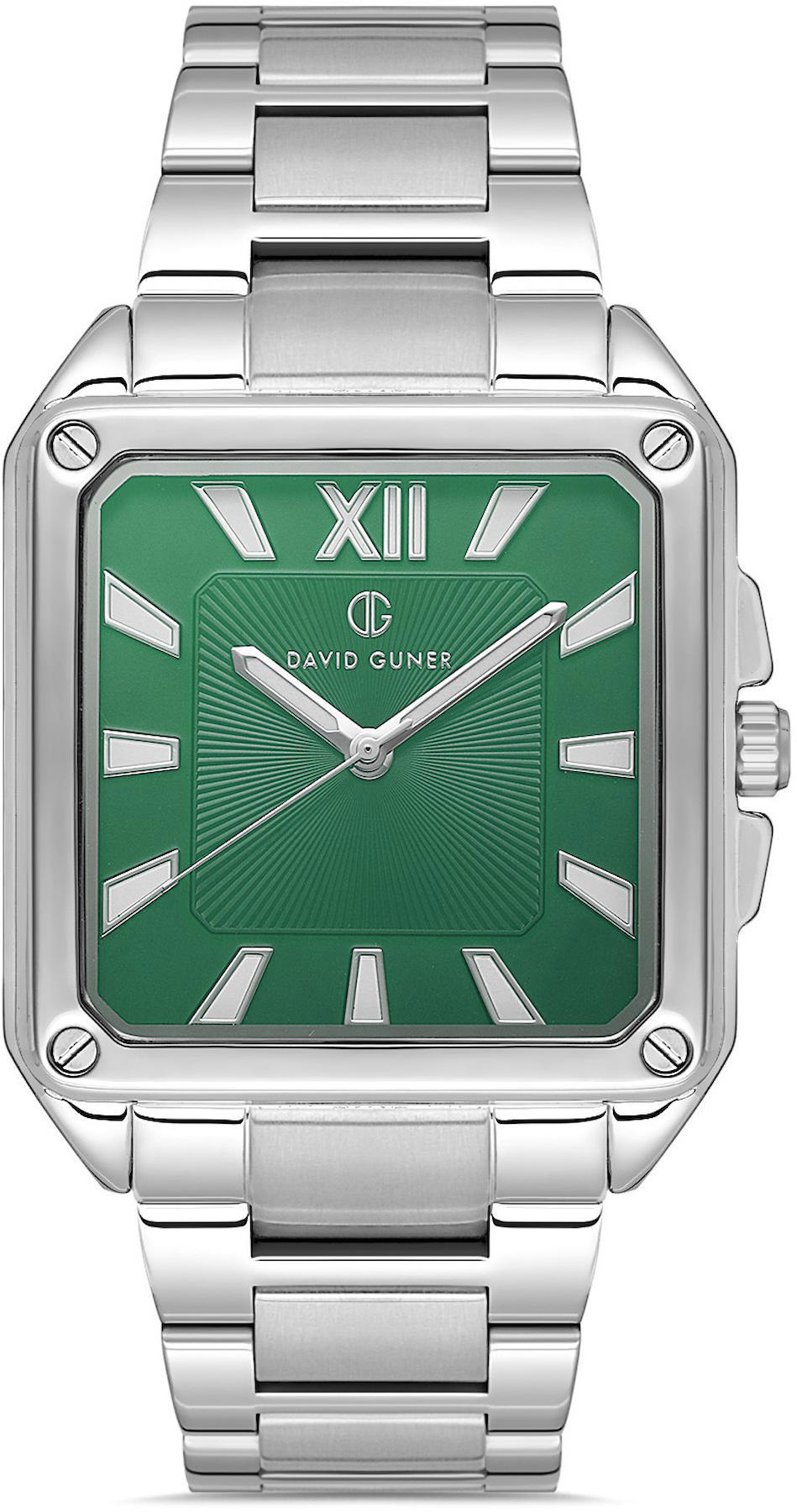 David Guner DG-8668GA-A10 Takvimli 42 mm Metal Kordon Analog Kol Saati