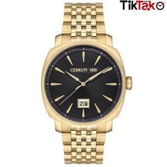 Cerruti 1881 CIWGH2111707 Takvimli Altın Çelik Kordon Analog Erkek Kol Saati