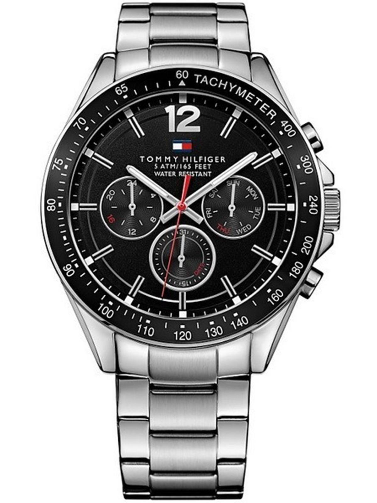 Tommy Hilfiger TH1791104 Takvimli 44 mm Çelik Kordon Analog Erkek Kol Saati