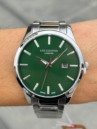 Lee Cooper LC.FT.1.104 Takvimli 44 mm Çelik Kordon Analog Erkek Kol Saati