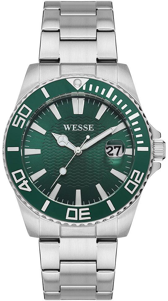 Wesse WWG207102 Takvimli 42 mm Çelik Kordon Analog Erkek Kol Saati