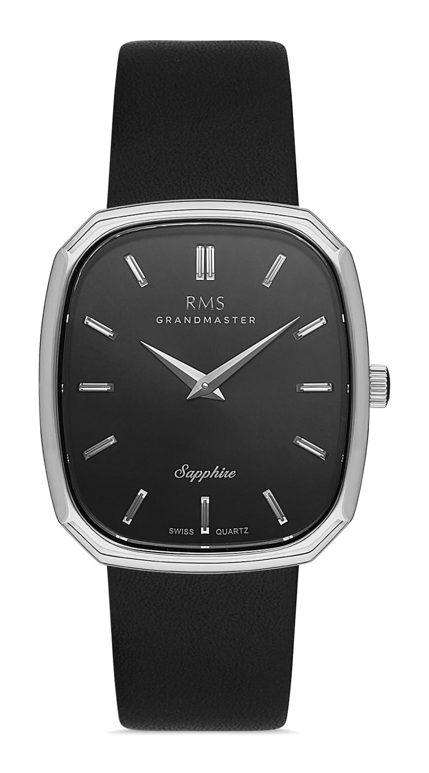 Romanson RMS.1.AG1482.02 Siyah Deri Kordon Analog Erkek Kol Saati