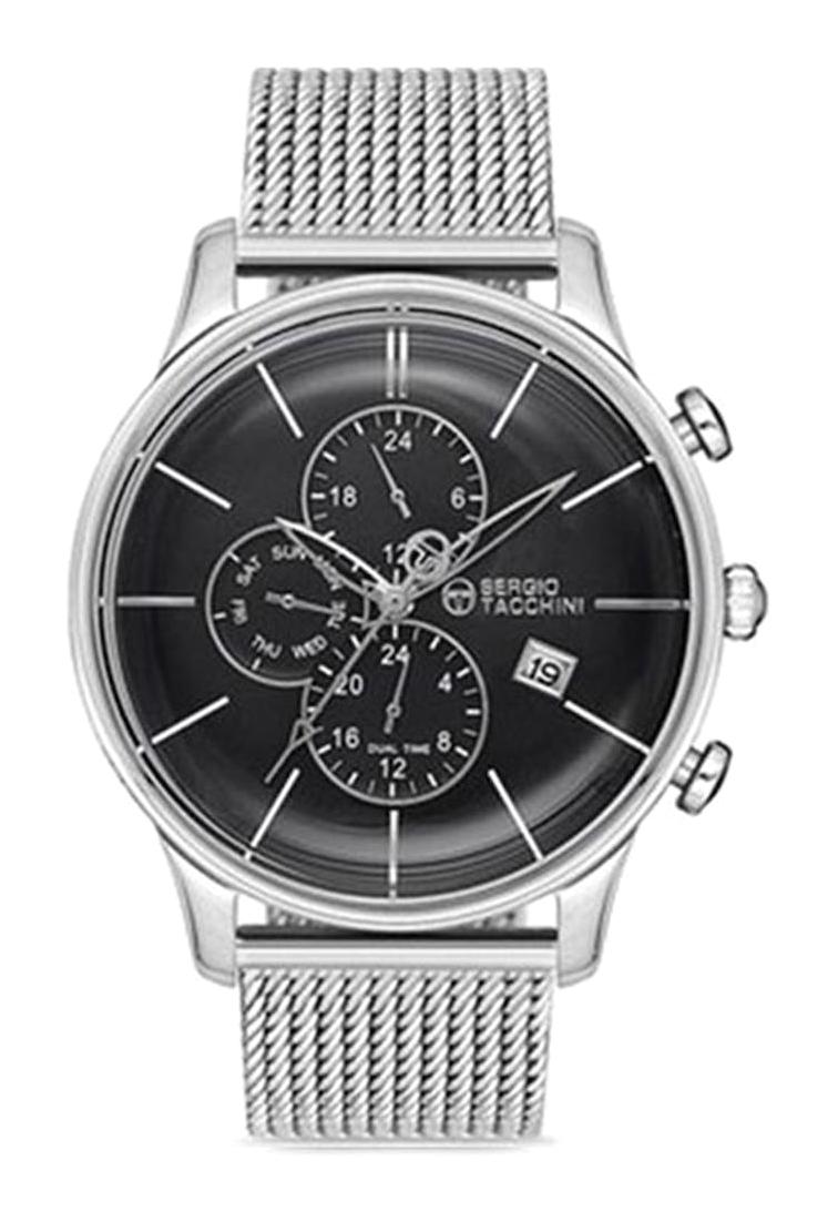Sergio Tacchini ST.1.10150.2 Takvimli 45 mm Çelik Kordon Analog Erkek Kol Saati