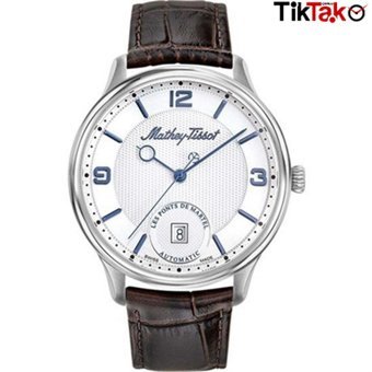 Mathey-Tissot AC1886AI Takvimli Kahverengi Çelik Kordon Analog Erkek Kol Saati