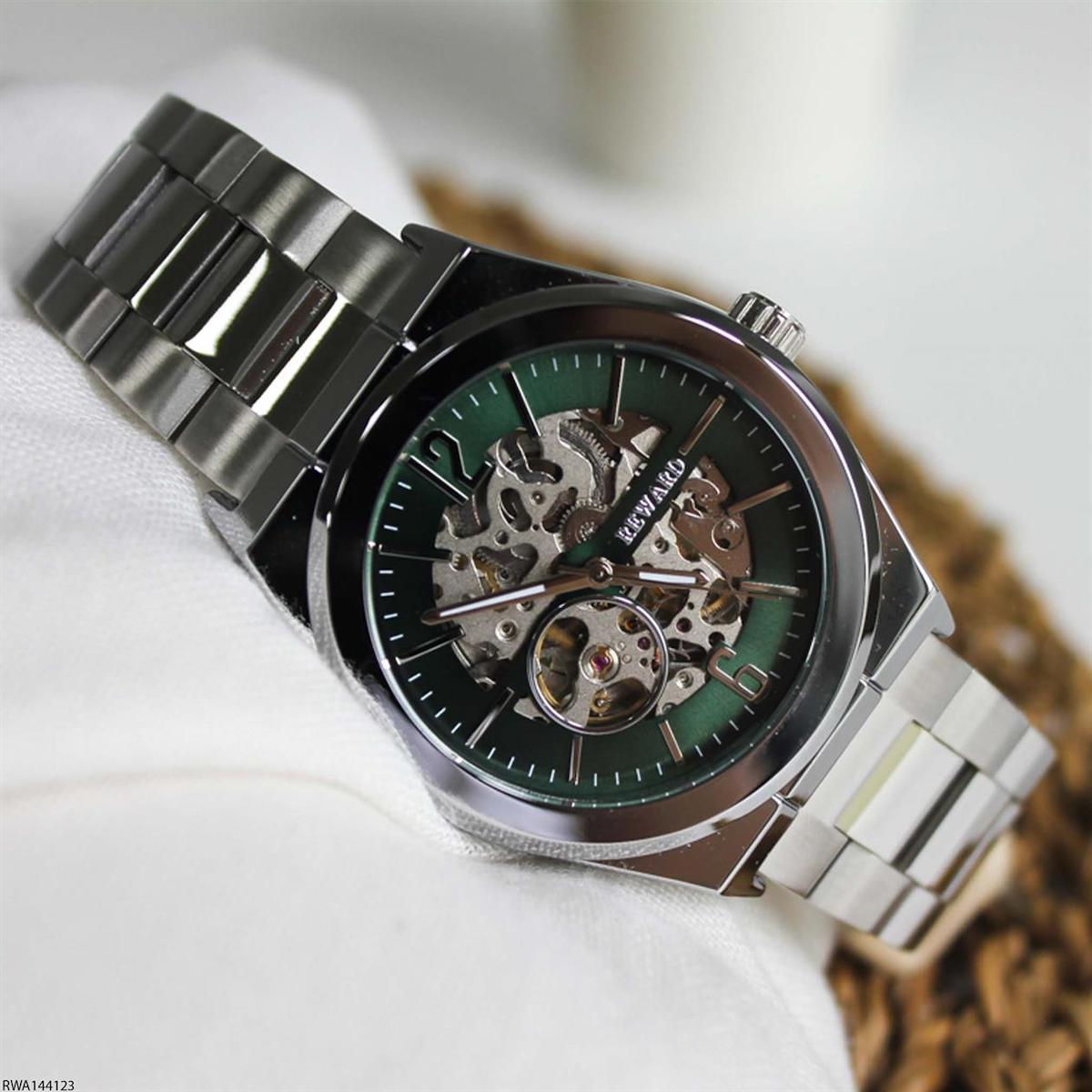 Reward RWA144123 43 mm Çelik Kordon Analog Erkek Kol Saati