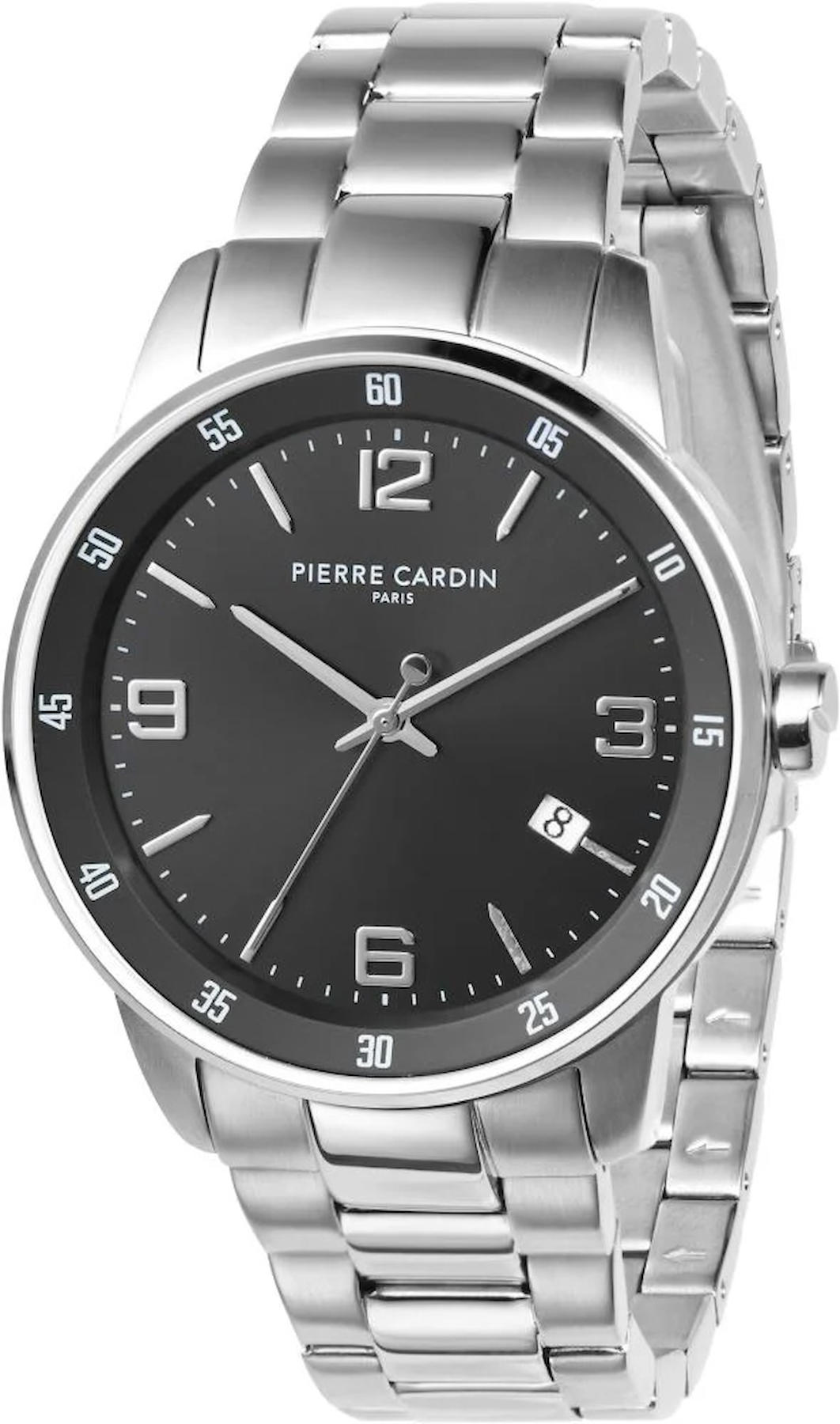Pierre Cardin PCCMR.0005 Takvimli 40 mm Çelik Kordon Analog Kol Saati