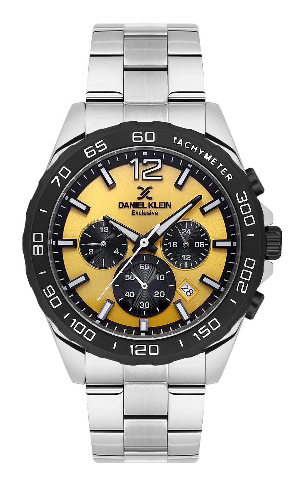 Daniel Klein DK.1.13743-3 Takvimli Çelik Kordon Analog Erkek Kol Saati