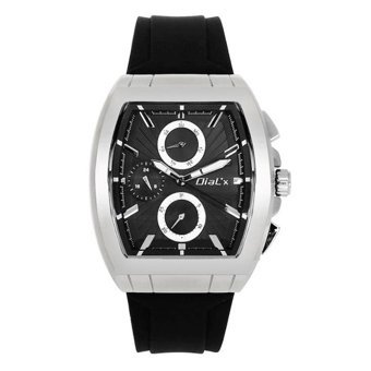 Dial'X DX-5485 Takvimli 42 mm Siyah Silikon Kordon Analog Kol Saati