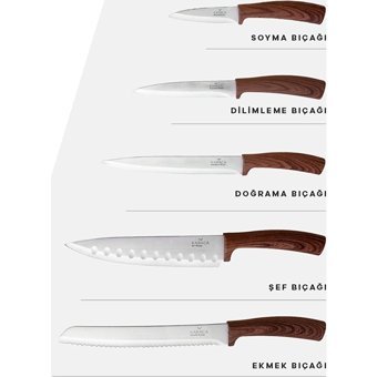 Karaca Pro Chef 5 Parça Bıçak Seti