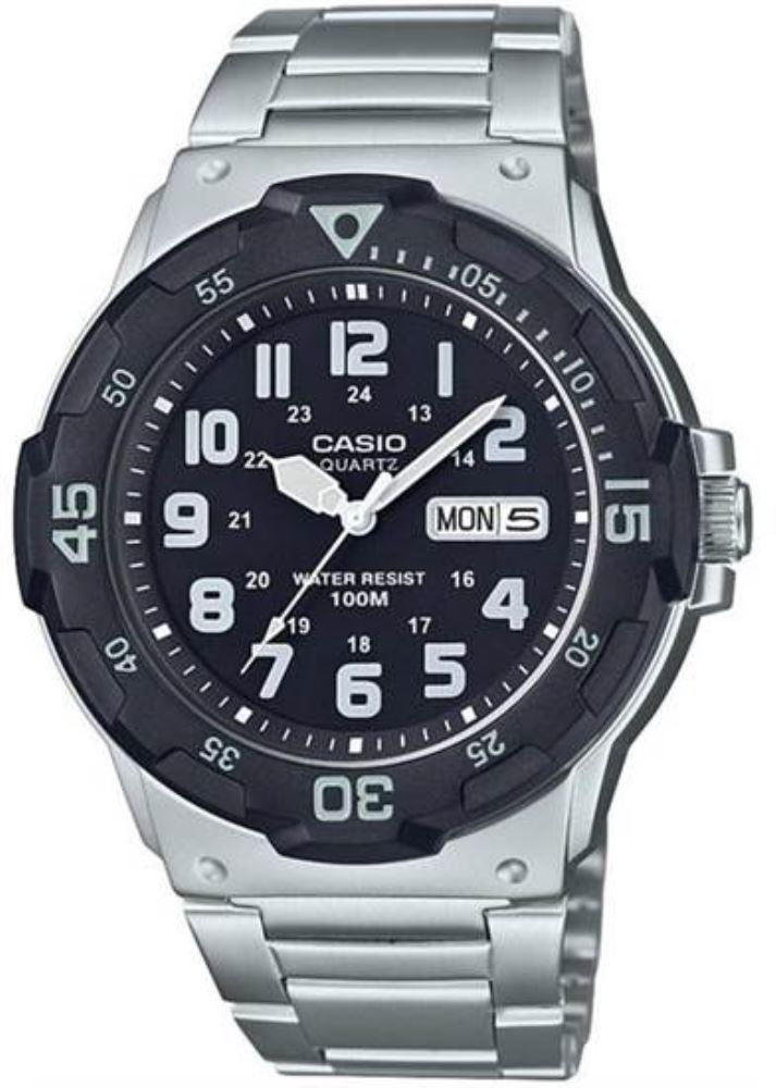 Casio MRW-200HD-1BVDF Takvimli 44.6 mm Çelik Kordon Analog Kol Saati