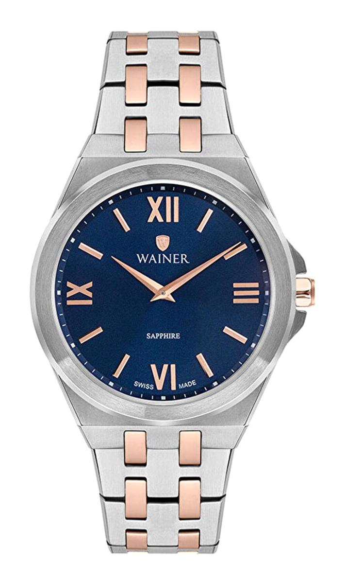 Wainer WA.11599-F Takvimli 41 mm Çelik Kordon Analog Erkek Kol Saati