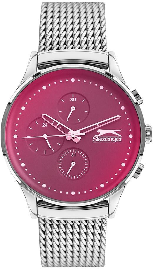 Slazenger SL.09.1893.2.02 Takvimli 45 mm Çelik Kordon Analog Erkek Kol Saati