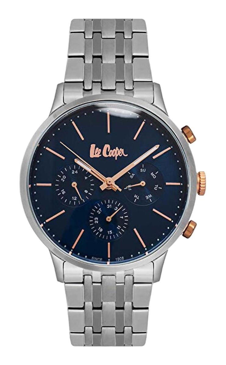 Lee Cooper LC06897.390 Takvimli 41-45 mm Çelik Kordon Analog Erkek Kol Saati