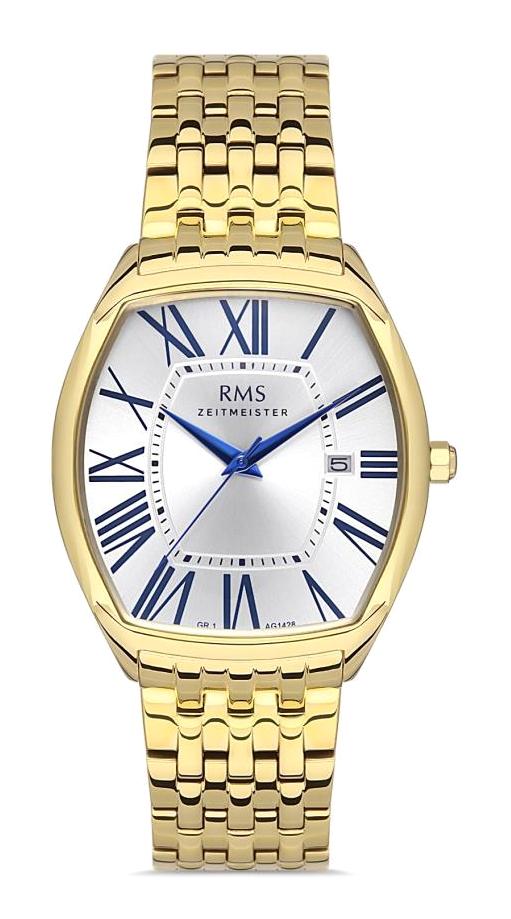Grand Romanson GR.1.AG1428.04 Takvimli 37 mm Çelik Kordon Analog Erkek Kol Saati