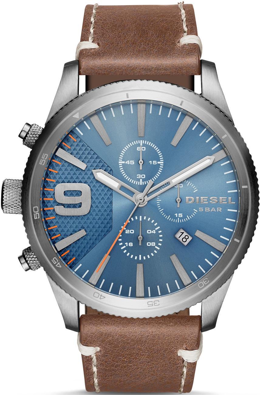 Diesel DZ4443 Takvimli 42 mm Kahverengi Deri Kordon Analog Kol Saati