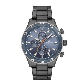 Daniel Klein DKE.1.10335.9 Takvimli 44 mm Siyah Çelik Kordon Analog Erkek Kol Saati