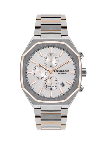 Lee Cooper LC07617.530-NM Takvimli 43 mm Çelik Kordon Analog Erkek Kol Saati