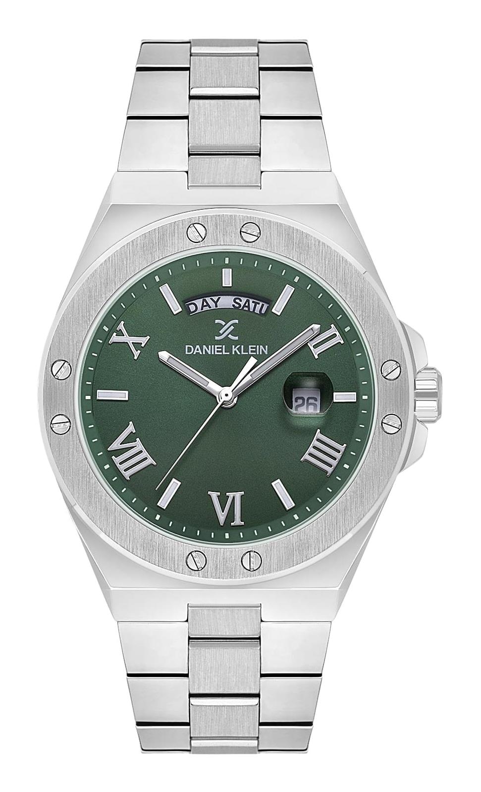 Daniel Klein DK.1.13736-3 Takvimli Çelik Kordon Analog Erkek Kol Saati