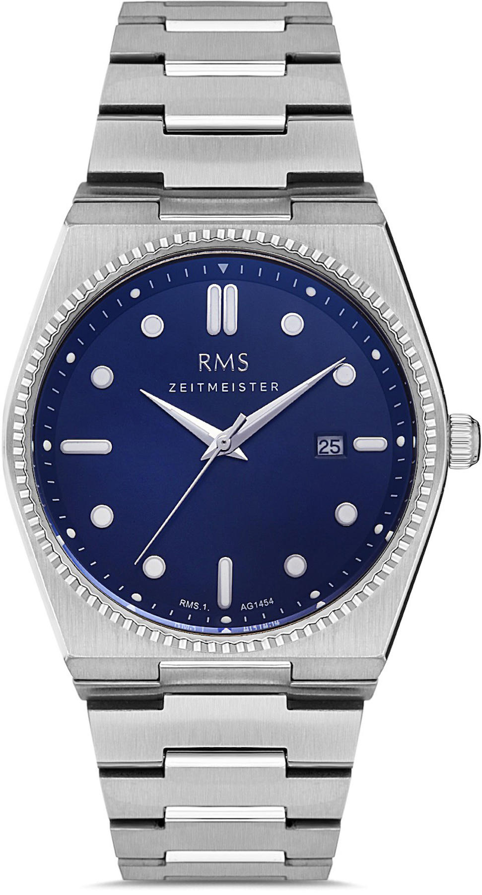 Romanson RMS.1.AG1454.03 Takvimli 42 mm Çelik Kordon Analog Kol Saati