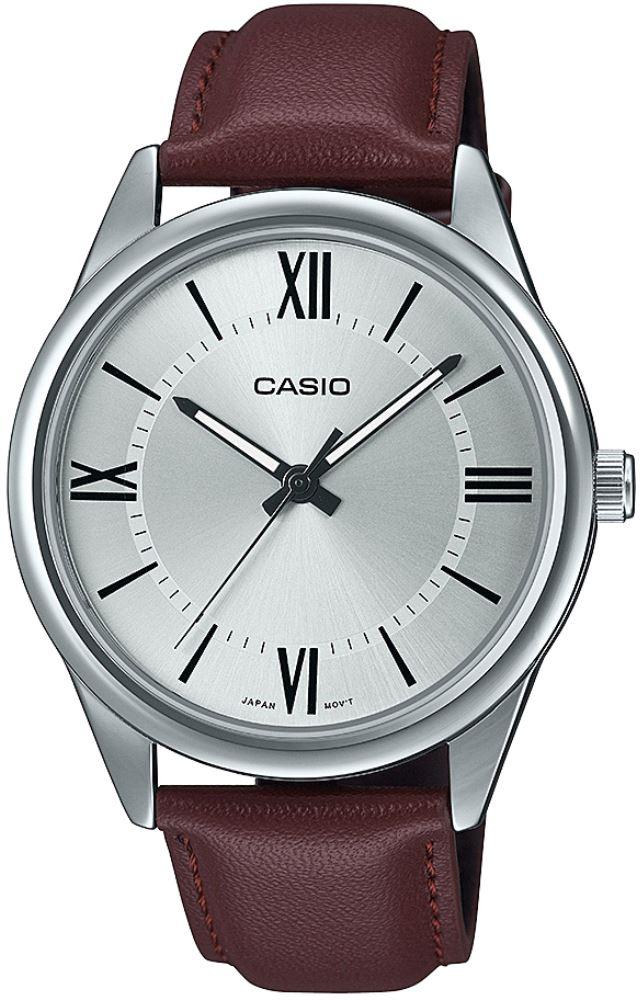 Casio MTP-V005L-7B5UDF 40 mm Kahverengi Deri Kordon Analog Erkek Kol Saati