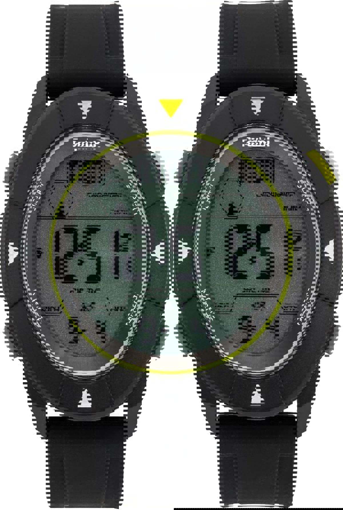 Reebok RV-BLZ-G9-PBPB-WG Takvimli 50 mm Siyah Silikon Kordon Dijital Erkek Kol Saati