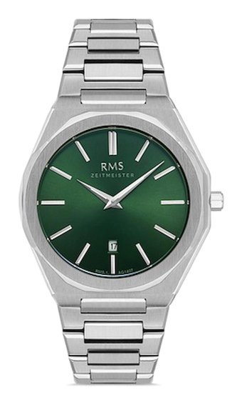 Romanson RMS.1.AG1407.12 Takvimli Çelik Kordon Analog Erkek Kol Saati