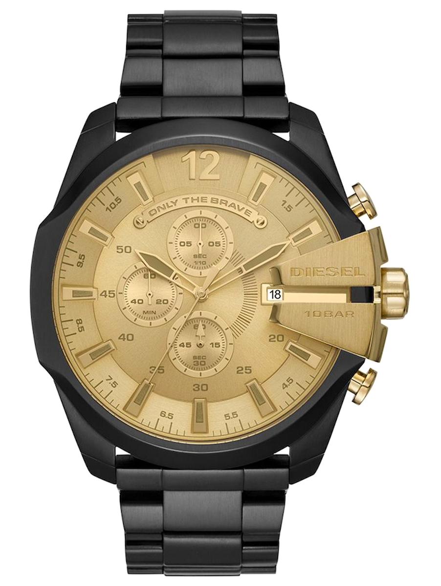 Diesel DZ4485 Takvimli 42 mm Siyah Çelik Kordon Analog Erkek Kol Saati