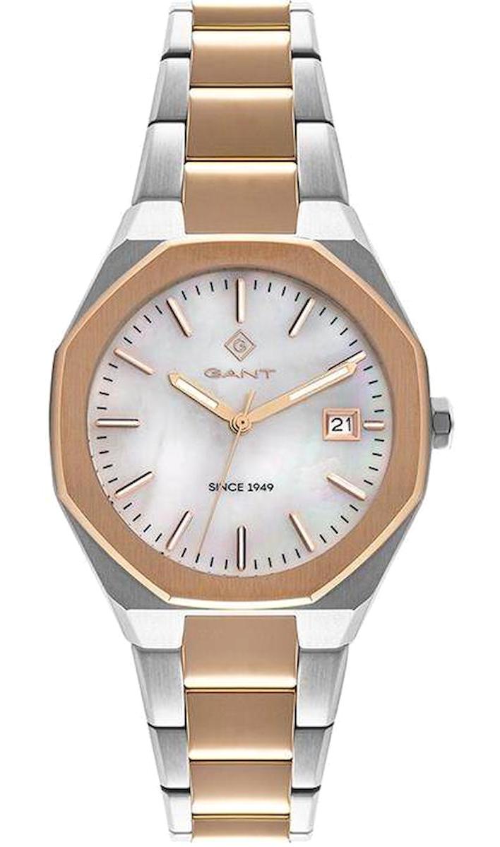 Gant G164006 Takvimli 35 mm Altın-Çelik Kordon Analog Kol Saati