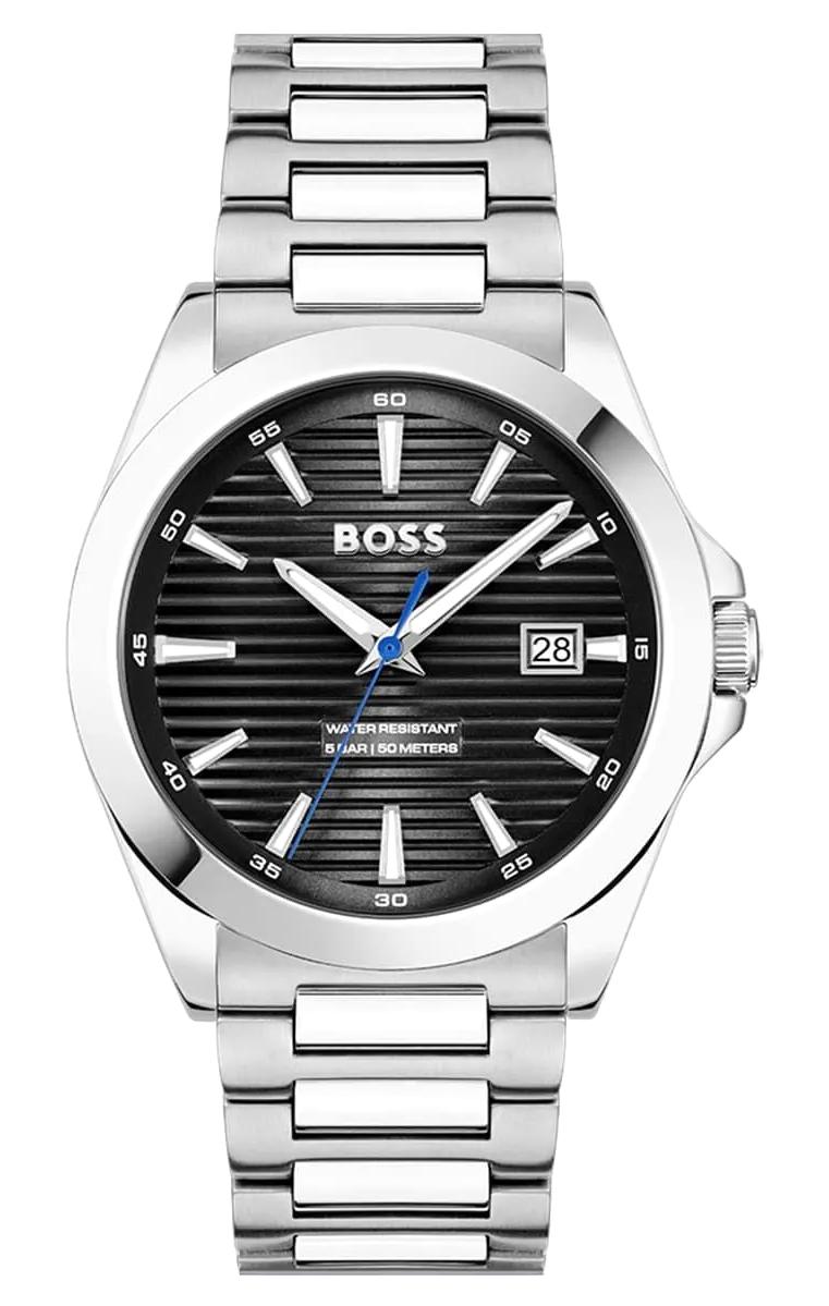 Boss Watches HB1514170 Takvimli 41 mm Çelik Kordon Analog Erkek Kol Saati
