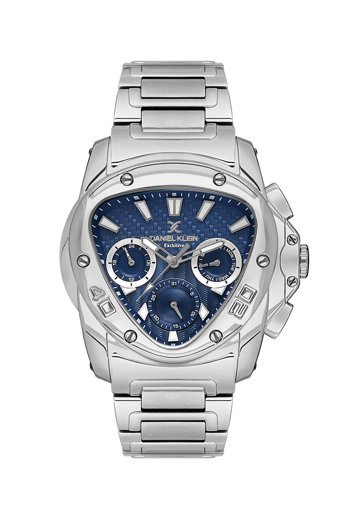 Daniel Klein DKE.1.10542.2 Takvimli 45 mm Metal Kordon Analog Erkek Kol Saati
