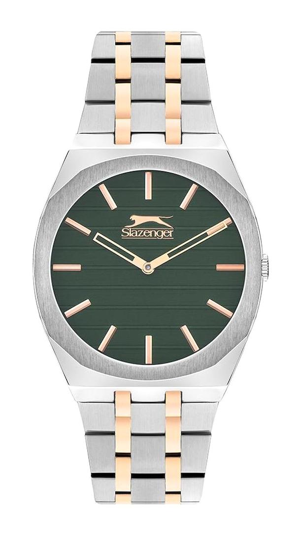 Slazenger SL.09.2310.1.05 40 mm Gri-Rose Gold Çelik Kordon Analog Erkek Kol Saati